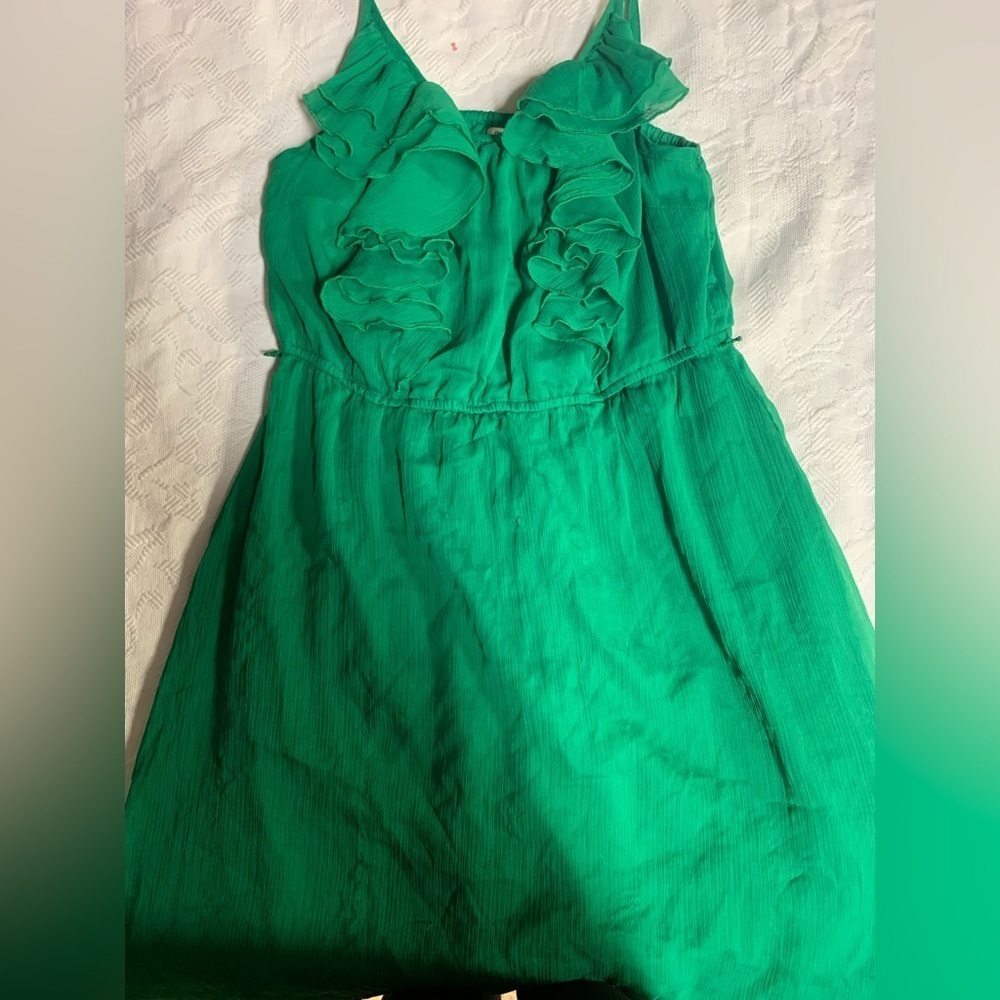 Old Navy Women Green Mini Dress